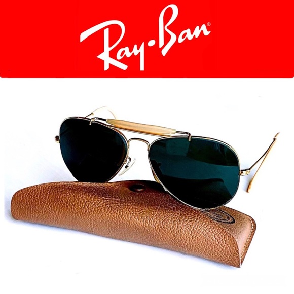 Vintage Aviator Ray Ban Outdoorsman, AUTHENTIC Sunglasses, 58mm - Picture 6 of 17